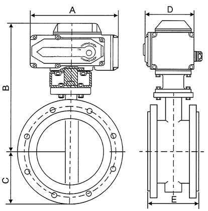 d941X-16c電動(dòng)蝶閥的型號意義及結(jié)構(gòu)詳細(xì)圖解